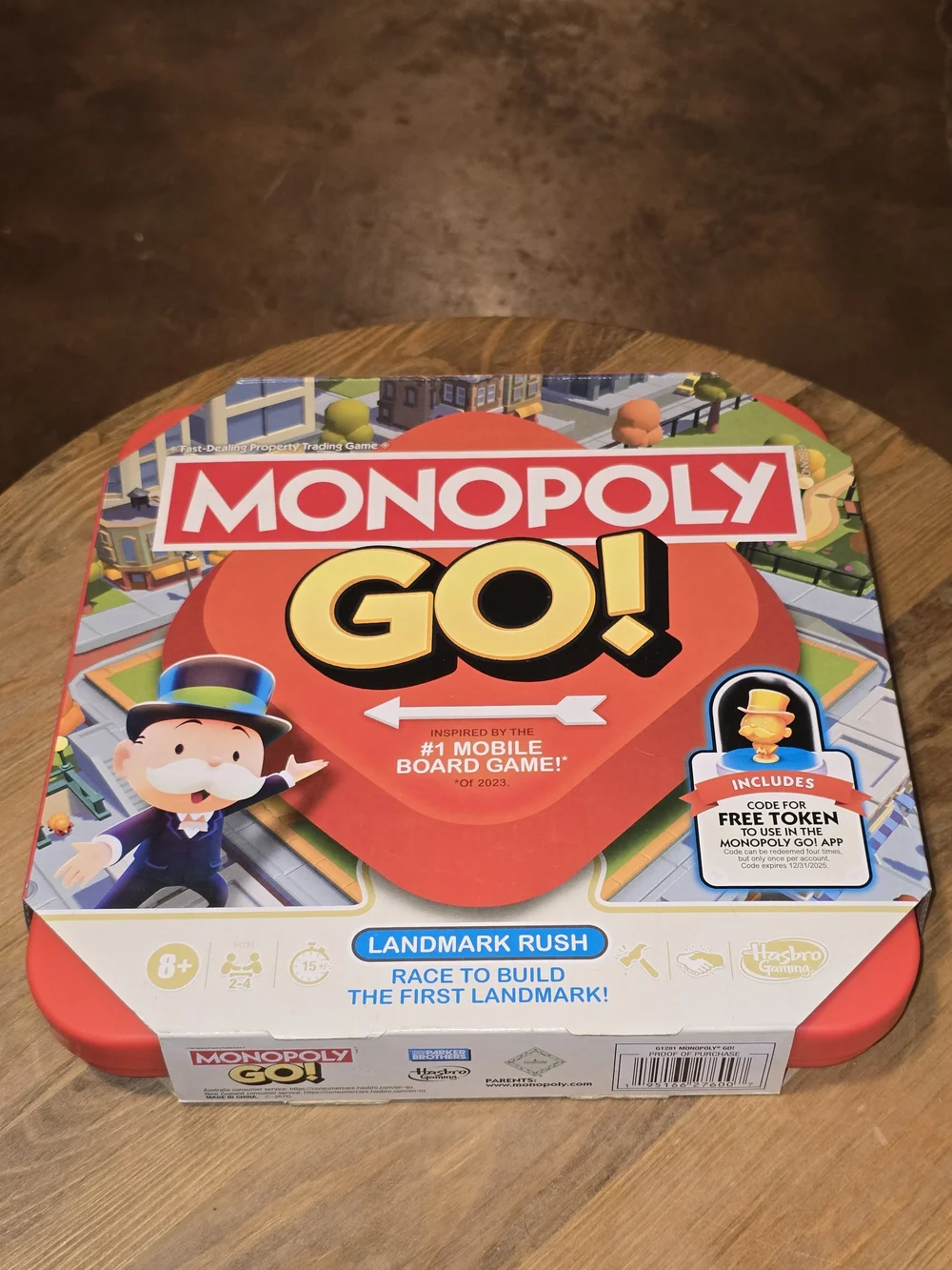 Hasbro Monopoly GO! Landmark Rush Board Game New Factory Sealed